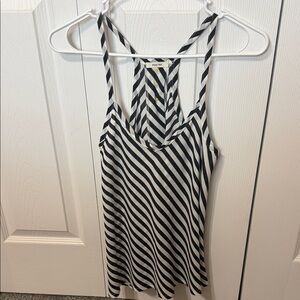 Poetry Black & White Diagonal Striped Camisole